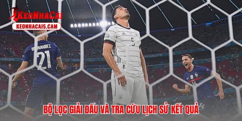 Bộ lọc thông minh giúp sàng lọc kết quả bóng đá chuẩn xác nhất